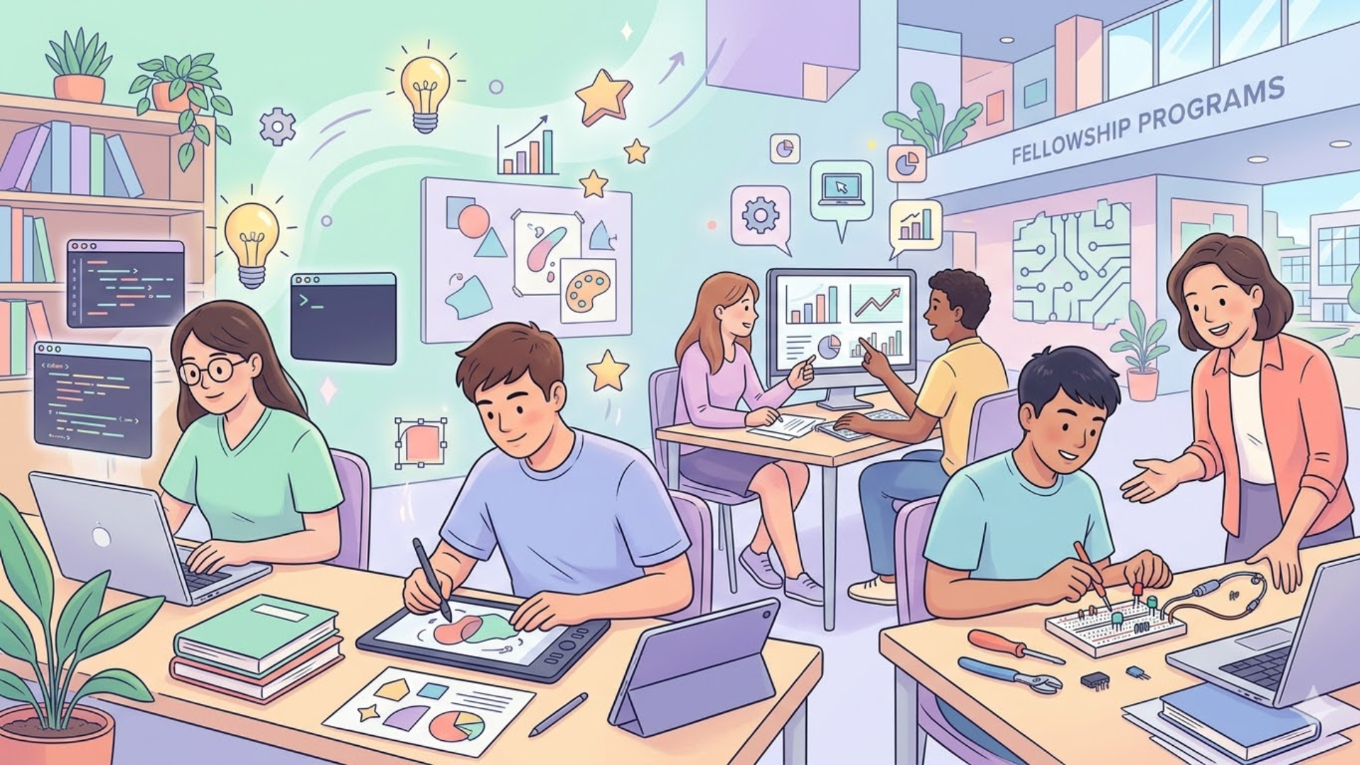 Exploring Different Domains Through Fellowships